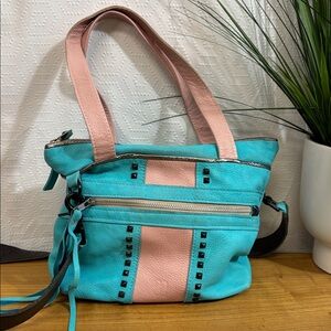 Maya Moon crossbody custom leather Handbag